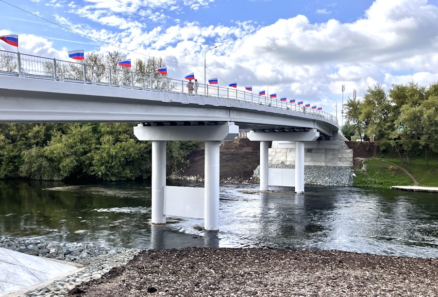 Пермский край: в Кунгуре после капремонта досрочно открыт мосту через Ирень