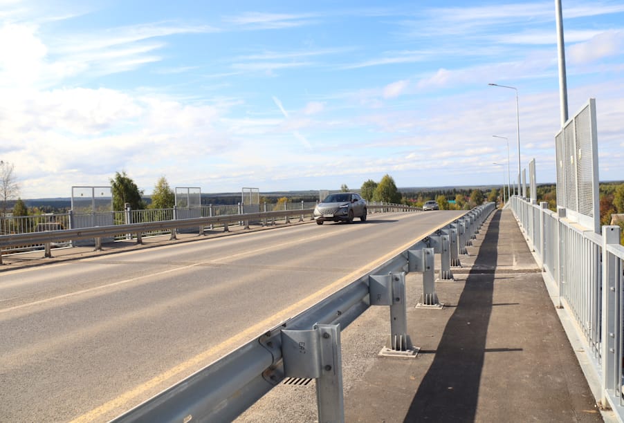 Пермский край: завершен капитальный ремонт путепровода в Верещагино