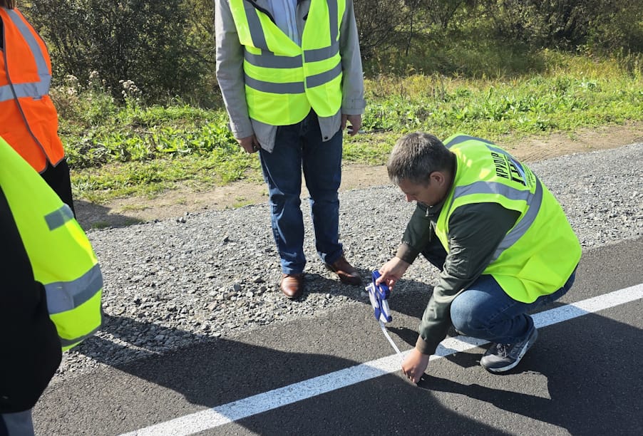 В Красноярском крае завершен ремонт участка дороги к  станции Саянская