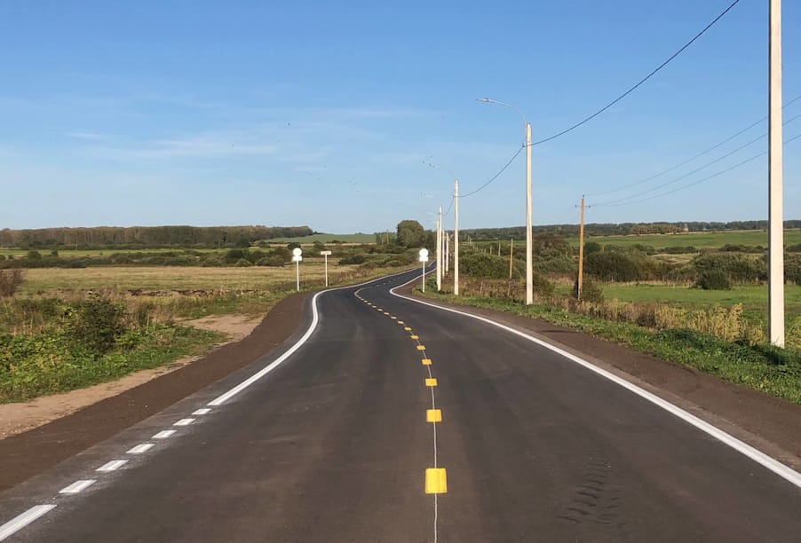 В Ивановской области отремонтирована автомобильная дорога Гаврилов Посад – Лычево