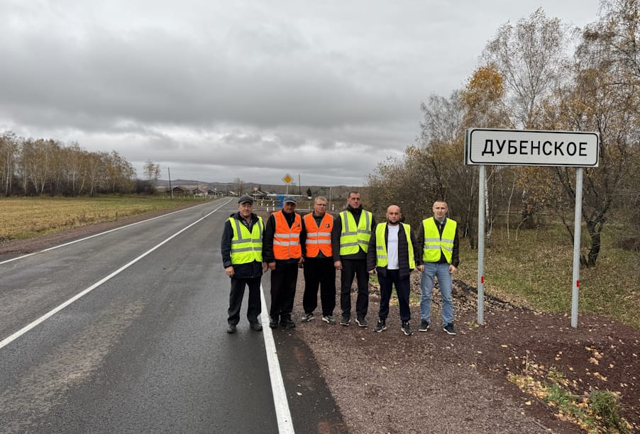 Красноярский край: в Шушенском муниципальном округе отремонтирована дорога к селу Дубенское