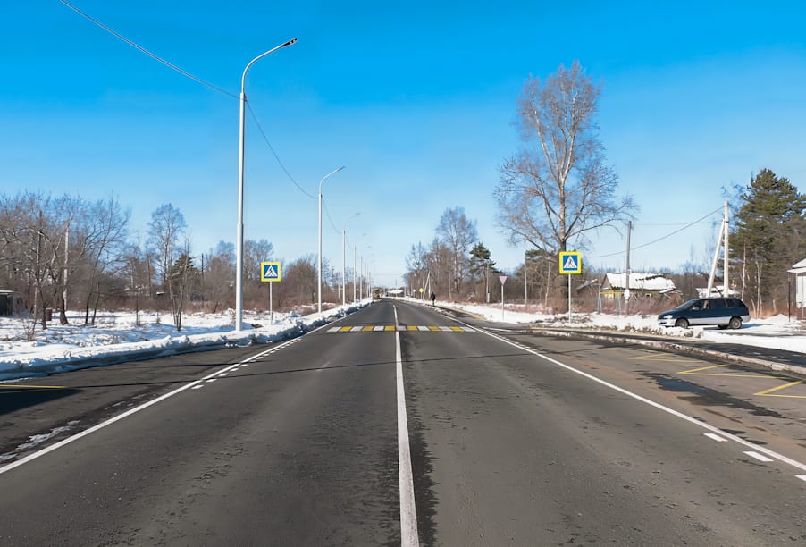 В Еврейской автономной области обновлен очередной участок трассы Биробиджан – Унгун – Ленинское