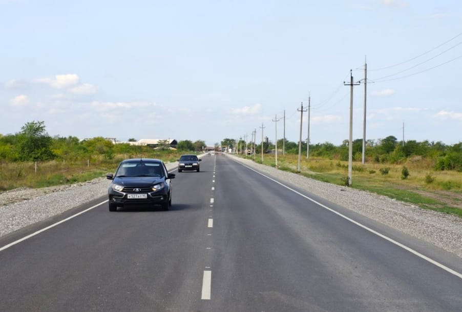В Чеченской Республике завершен капитальный ремонт участка дороги Шали – Аргунский мост