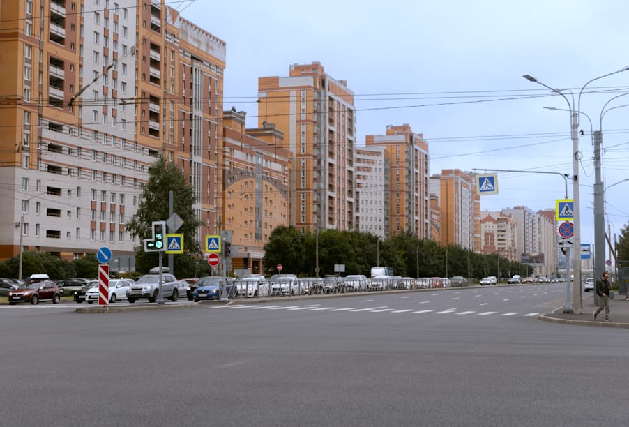 В Санкт-Петербурге завершен ремонт двух участков Богатырского проспекта