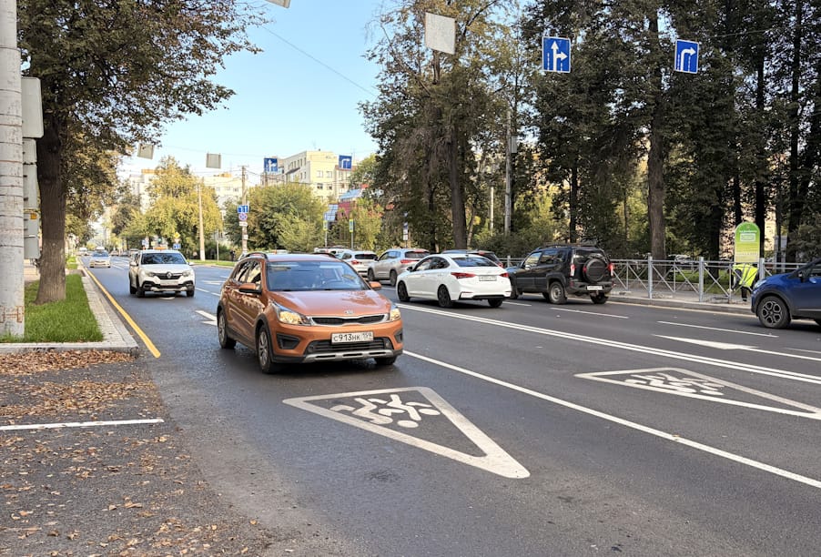 В Перми по нацпроекту отремонтирован участок дороги по улице Николая Островского