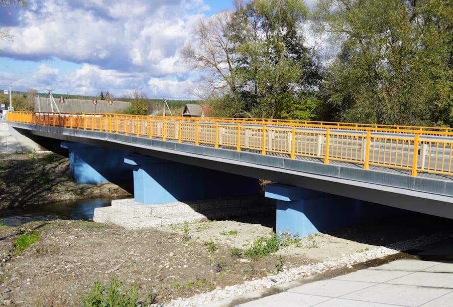 В Ульяновской области запустили движение по мосту через реку Сюксюм